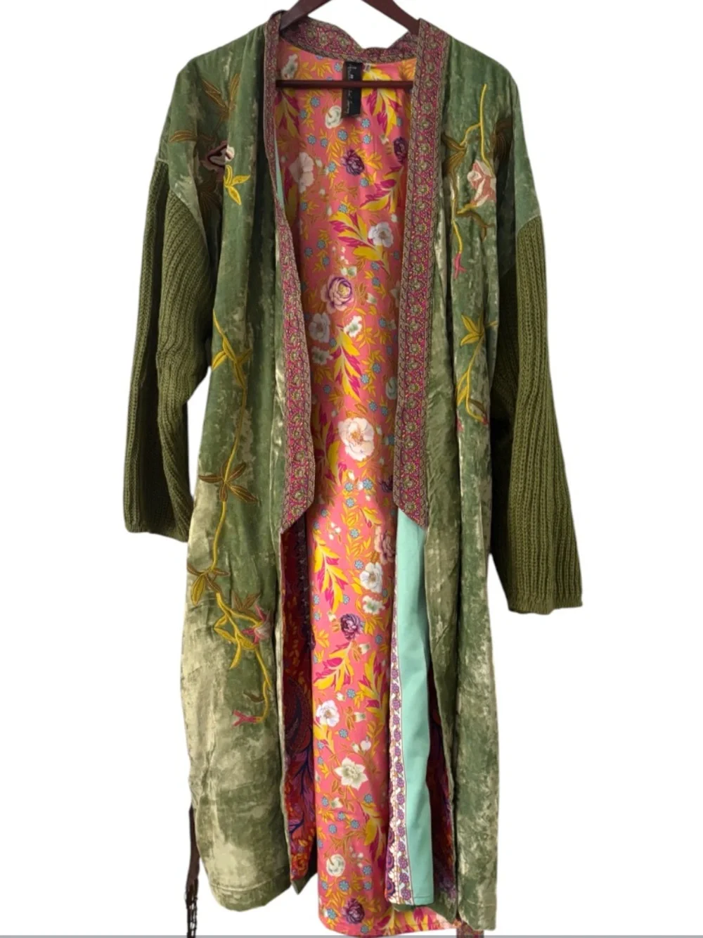 Aratta Silent Journey Something Magical Velvet Coat NWT - Picture 9 of 14